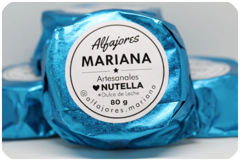 Alfajor de Nutella 80g.