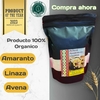 Avena, linaza y amaranto.