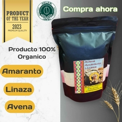 Avena, linaza y amaranto.