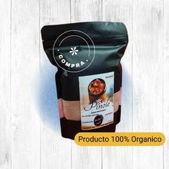 Pinole con cacao y canela.
