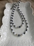 Collar black & white ojito