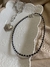 Collar cristales negro y gris