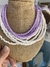 Collar cubitos lila