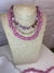 Imagen de Collar piedras rosa