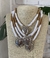Collar Sally beige y blanco - Bonita Magia Mayorista