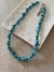 Collar estrellas de piedra color turquesa