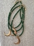 Collar verde cristales moon en internet