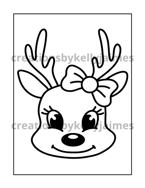 Christmas Coloring Page | Christmas Page | Coloring Pages | Coloring Pages for Adult | Coloring Page for Kids