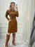 VESTIDO MIDI EM LINHO FORRADO COM FAIXA