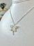 Cadena Acero Mariposa con Cubics - comprar online