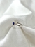 Anillo Plata Cubic Azul en internet