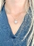 Dije plata 925 Doble corazon con piedra en internet