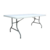 Mesa Maleta Dobrável Cor Branca 1.80x74x74cm