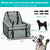 Cadeirinha Assento Pet para Carro - Cinza - comprar online