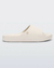 Chinelo Melissa Free Print Slide na cor creme, com design moderno e confortável.