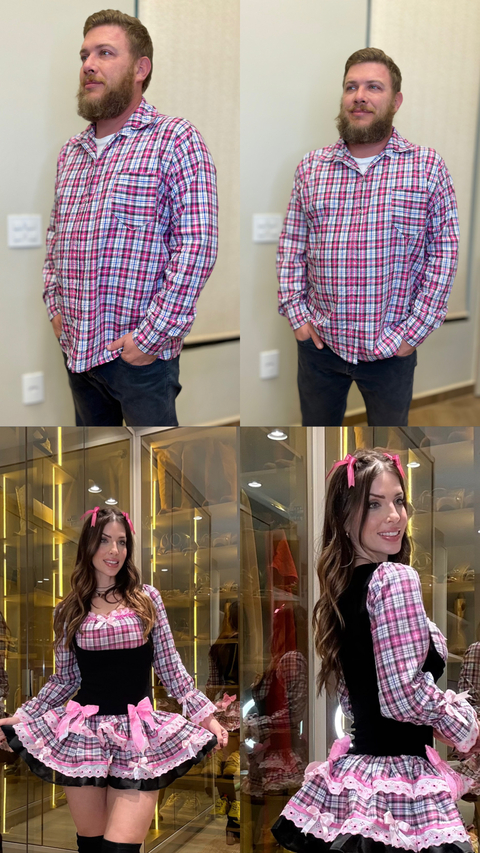 Camisa casal Zoe - comprar online