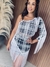 Conjunto junino country - Emily Branco ou preto - comprar online