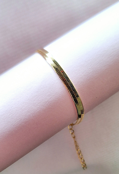 Imagem do pulseira fita banhada a ouro 18k