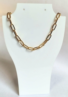 Choker elos maiores banhada a ouro 18k/semijoias - comprar online