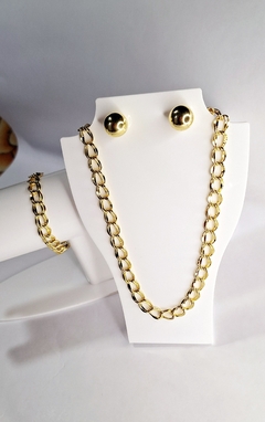 Kit colar e pulseira semijoias na internet