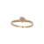 Anel Flor - Ouro amarelo 18k
