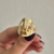 Anel Letra Personalizado - Ouro amarelo 18k na internet