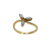 Anel Flor - Ouro amarelo 18k - comprar online