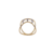 Anel Dois Tons - Ouro amarelo e branco 18k na internet