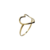 Anel Coração - Ouro amarelo 18k - Eternità Joias Brasil - Joalheria Premium.