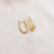 Par de Argolas Filigrama - Ouro amarelo e branco 18k - comprar online