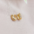 Par de Argolas Filigrama - Ouro amarelo 18k