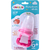 Kit Presente Bebê Chupeta Alimentadora para Frutinha, Colher e Copo Antivazamento Infantil Rosa Pimpolho