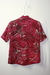 Camisa Chinesa vinho Floral - comprar online