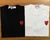 Camiseta CDG Double heart - loja online