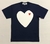 Camiseta CDG printed heart no eyes