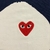 Camiseta CDG printed heart no eyes - comprar online