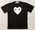 Camiseta CDG printed heart