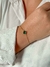 Pulseira trevo cristal verde folheado - comprar online