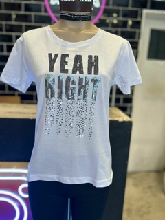REMERA BORDADA YEAH RIGHT - comprar online
