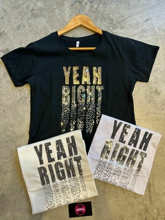 REMERA BORDADA YEAH RIGHT - tienda online