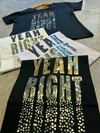 REMERA BORDADA YEAH RIGHT