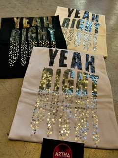 Imagen de REMERA BORDADA YEAH RIGHT