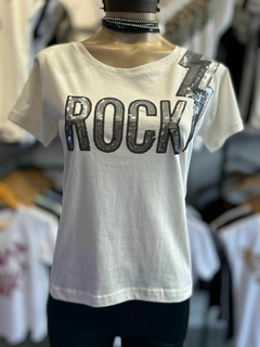 Imagen de REMERA BORDADA ROCK SILVER