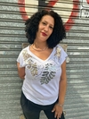 REMERA BORDADA LEAVES - comprar online