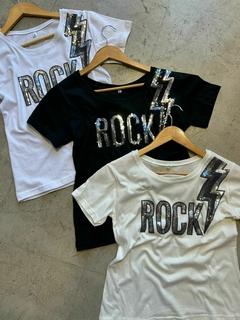 REMERA BORDADA ROCK SILVER en internet