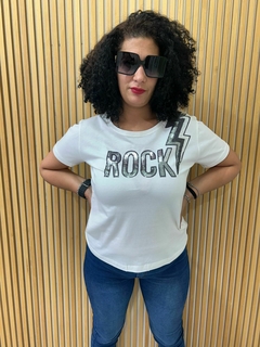 REMERA BORDADA ROCK SILVER - comprar online