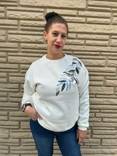 BUZO FRIZADO HOJAS - tienda online