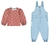 Macacão Jeans Corações - comprar online
