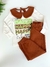 Conjunto de moletom Happy