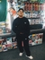 Calça Privileged Black Basic Logo na internet